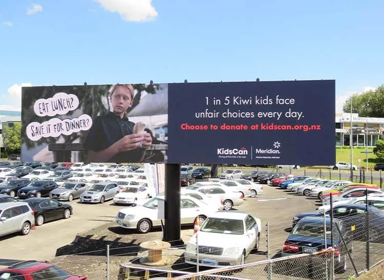 Go Media digital display at Mt Wellington Highway, Sylvia Park.
