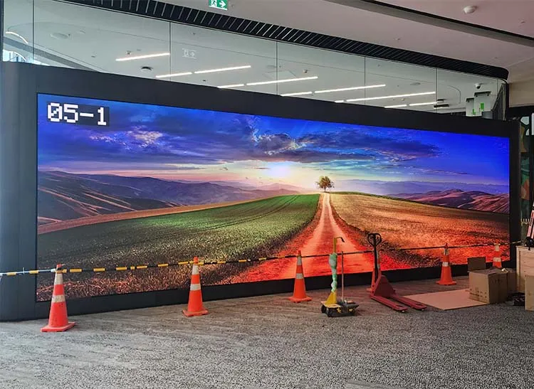 Monstavision digital display at International Convention Centre.