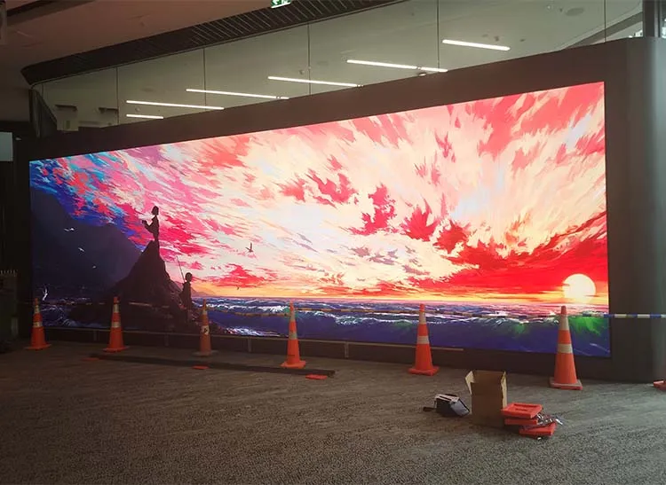 Monstavision digital display at International Convention Centre.